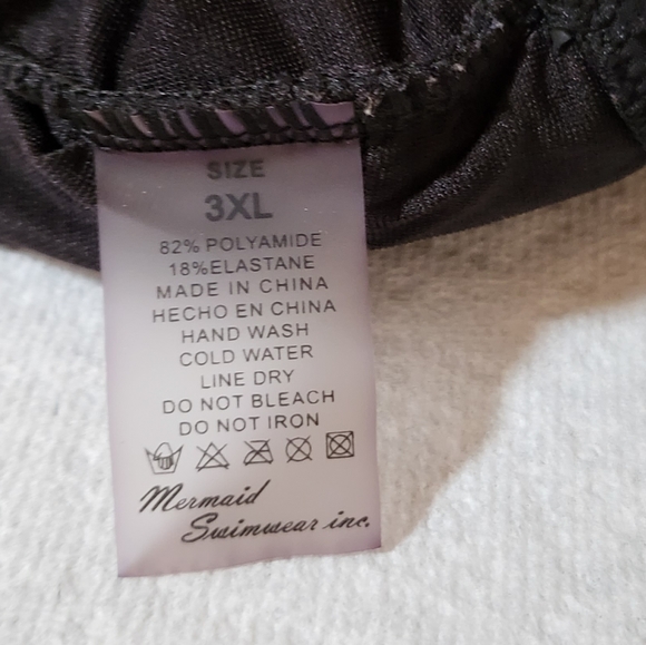 Mermaid Swimwear, Inc. Mesh-Inset Ruffle Asymmetric Off-Shoulder One-Piece - Picture 6 of 6